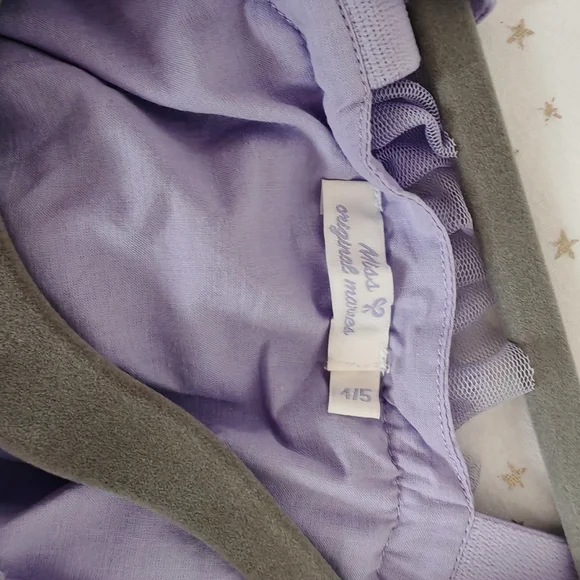 Lavender Ruffle Kids Dress - Picture 11 of 12